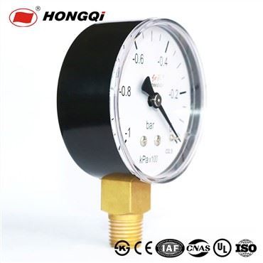2.4inch-60mm ABS case misiņa savienojuma apakšējais vakuuma manometrs