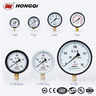 100 mm ekonomisks apakšējais stiprinājums / aizmugures stiprinājums / atloka tērauda korpusa manometrs M20 * 1,5, G1 / 2 ", 1/2" NPT ± 1,6% precizitāte