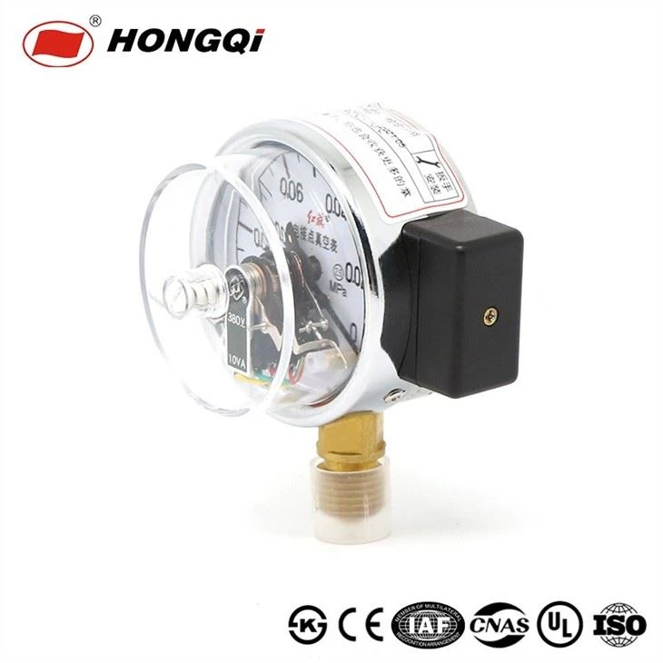 Vacuum 60mm Electric Contact Pressure Gauge Manometer